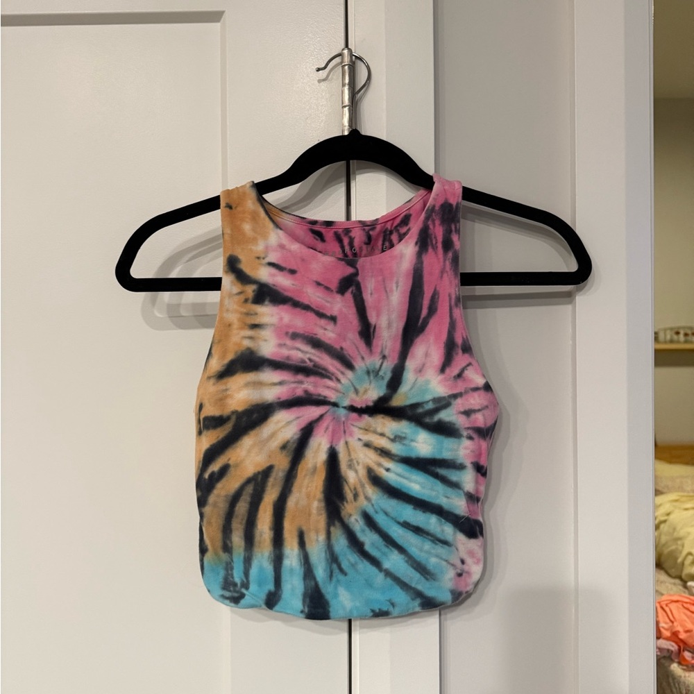 Aeropostale Tie-Dye Sleeveless Top - Pink, Blue, Orange